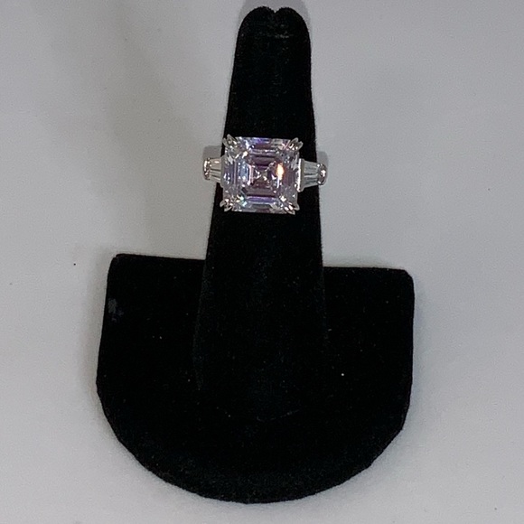 5ct Asscher Cut Ring - Picture 14 of 16